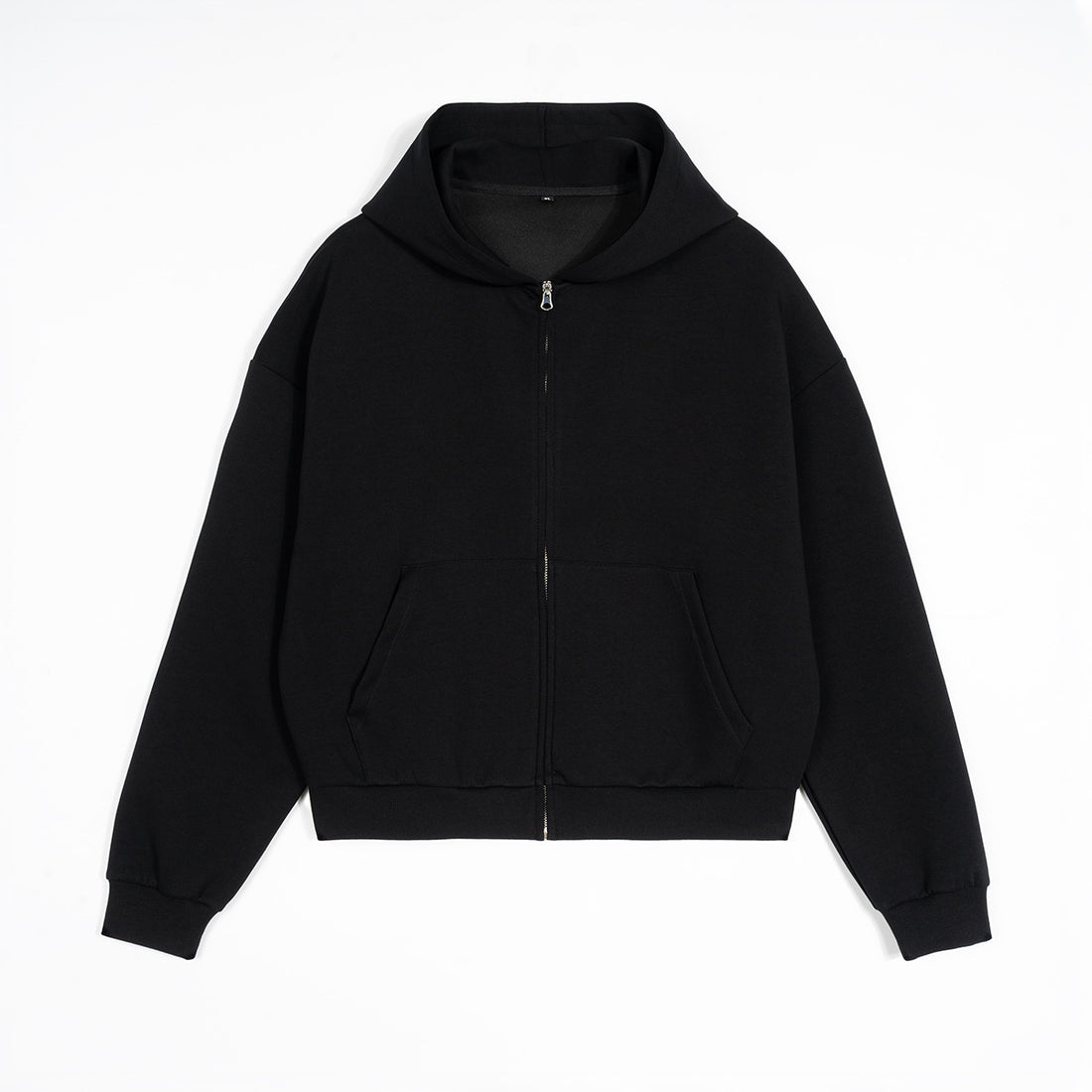 Unisex Boxy-Kapuzenjacke im Cropped-Schnitt mit elastischem Saum Echo Archiv
