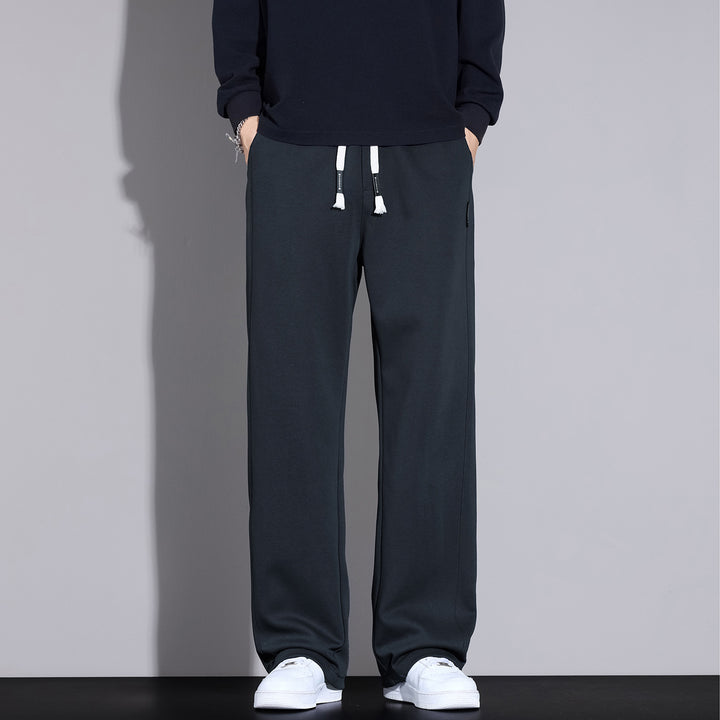 Herren Locker geschnittene Sweatpants mit Kordelzug und geradem Bein Echo Archiv