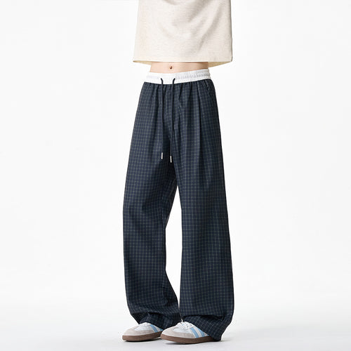 Damen Modische Harem-Hose mit Karo-Muster Echo Archiv