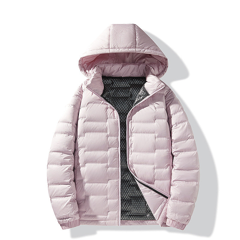 Herren Ultraleichte Steppjacke mit Kapuze und Thermofutter Echo Archiv