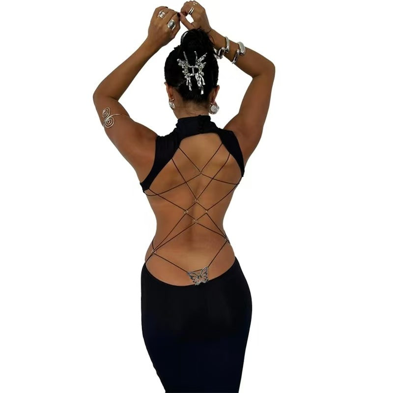Damen Figurbetontes Maxikleid mit eleganten Cut-Out-Details Echo Archiv