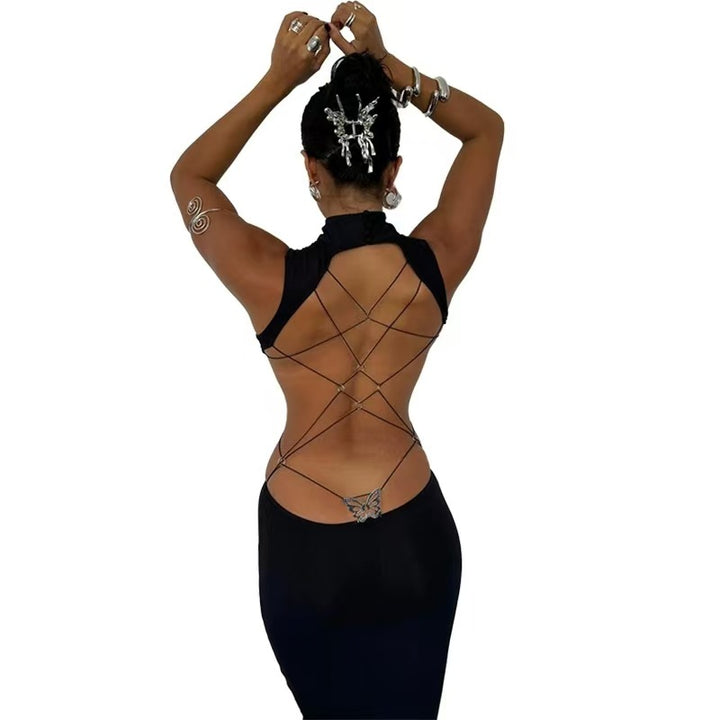 Damen Figurbetontes Maxikleid mit eleganten Cut-Out-Details Echo Archiv