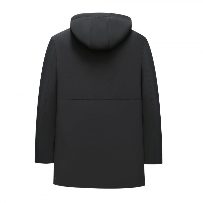 Herren Hochwertige Winterjacke mit Kunstfellfutter Echo Archiv