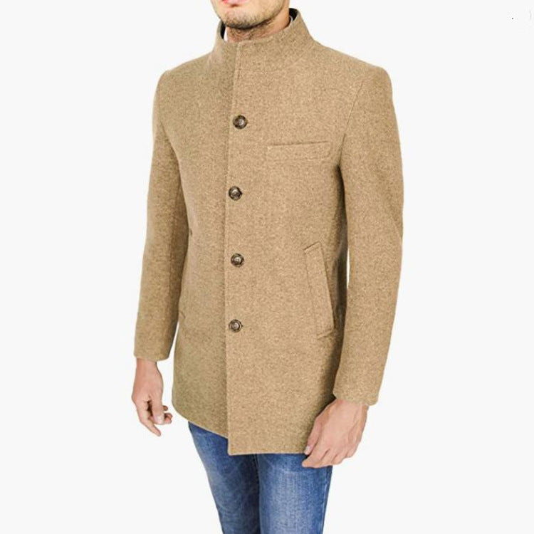 Herren eleganter Melton-Mantel Echoarchiv 1760892244
