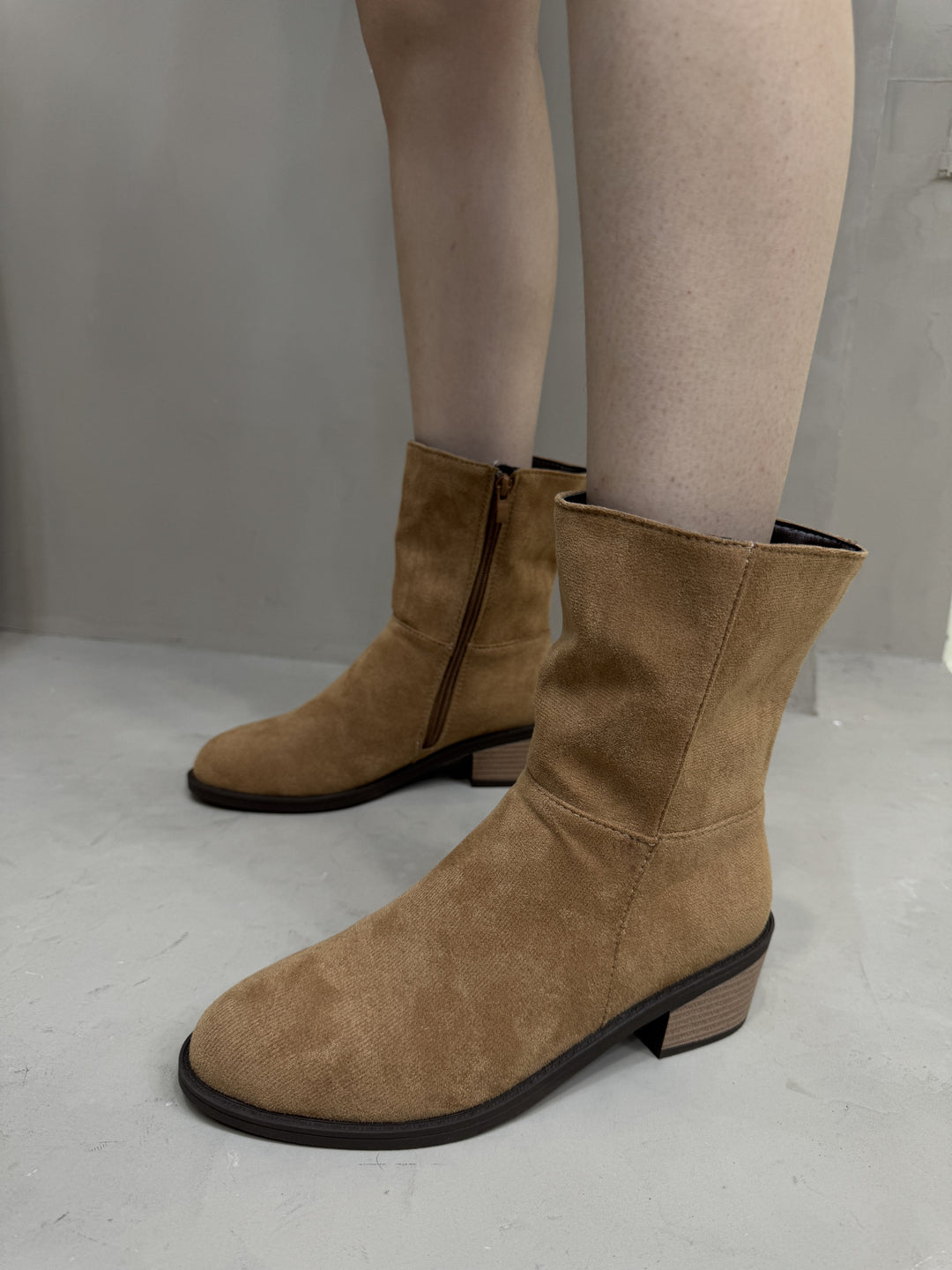 Damen Elegante Stiefeletten mit Blockabsatz Echo Archiv
