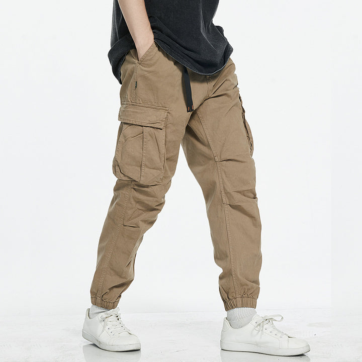 Herren Cargo-Hose mit elastischem Bund und tiefen Taschen Echoarchiv