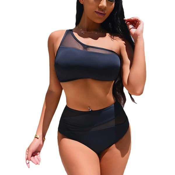Damen Einseitiger Bikini mit sportlichem Design Echo Archiv