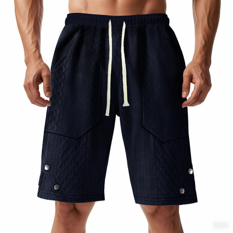 Herren lässige Cargo-Shorts mit strukturiertem Design und praktischen Seitentaschen Echoarchiv