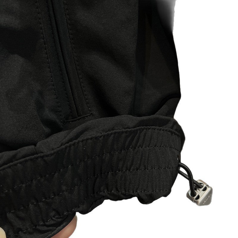 Herren urbane Übergangsjacke mit integriertem Windschutz Echoarchiv