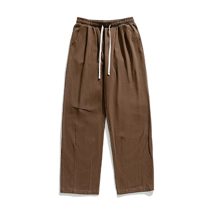 Unisex Weite Freizeithose mit elastischem Bund, Tunnelzug und legerer Palazzo-Silhouette Echo Archiv