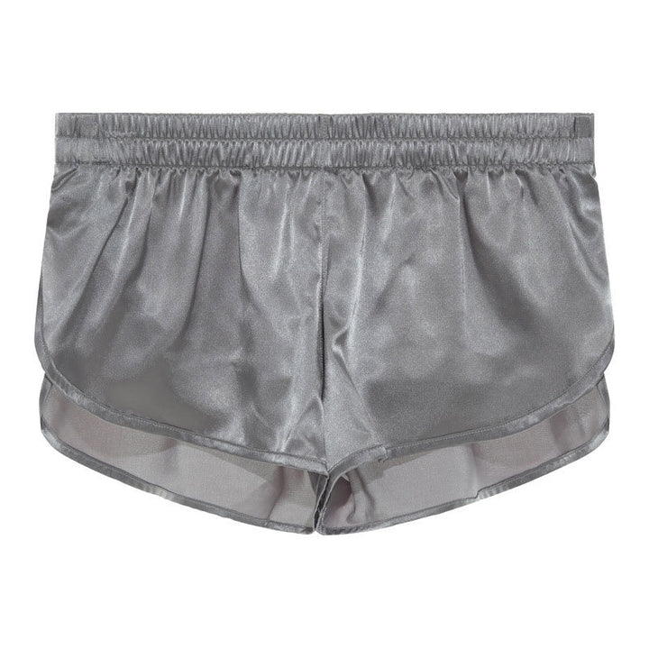 Herren nan kurze Satin-Schlafshorts mit elastischem Bund und seitlichem Schlitz Echo Archiv