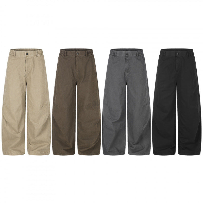Damen Weite Culotte-Hose mit hohem Bund, elastischem Einsatz und Utility‑Nähten Echo Archiv