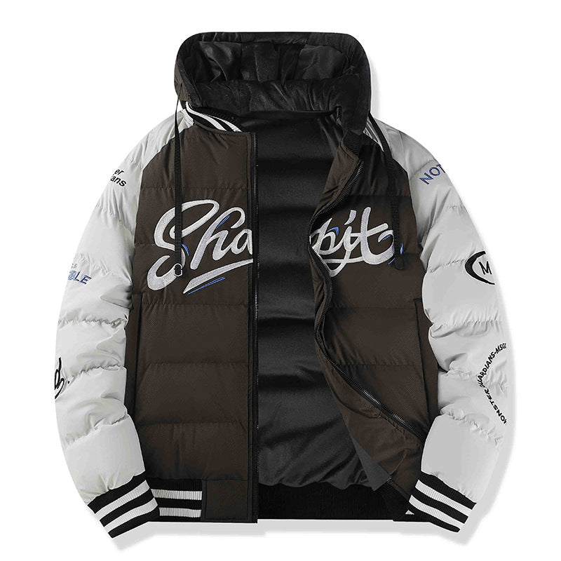 Herren Sportliche Steppjacke mit hohem Kragen und Reflektierenden Details Echo Archiv