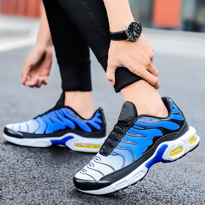 Herren Atmungsaktive Laufschuhe mit Luftkissen-Dämpfung und futuristischem Wellen-Design – Tavélo