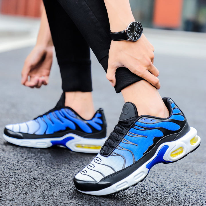 Herren Atmungsaktive Laufschuhe mit Luftkissen-Dämpfung und futuristischem Wellen-Design – Tavélo