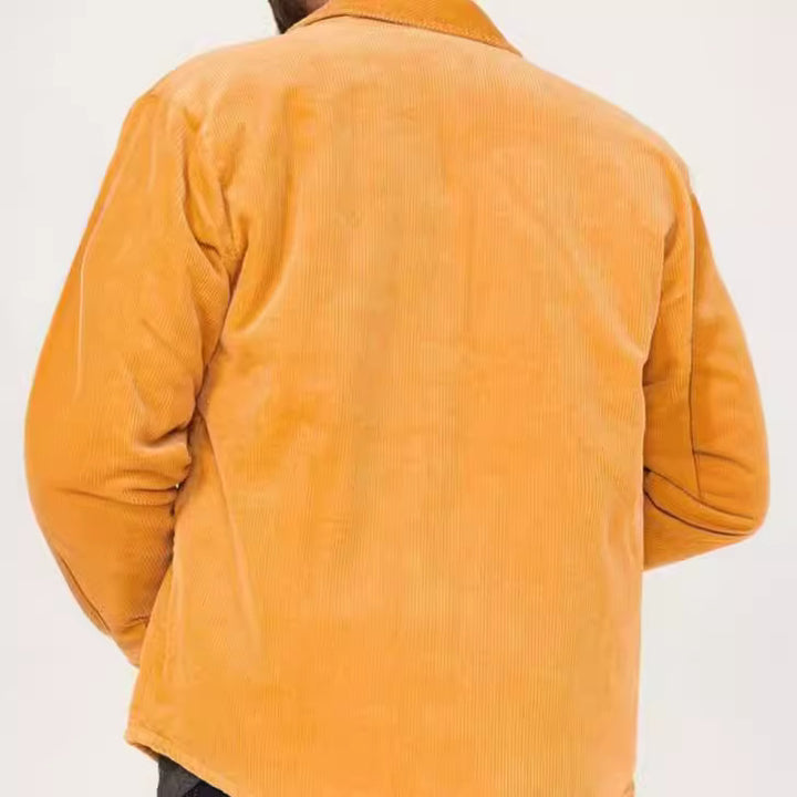 Herren Cordjacke mit praktischen Pattentaschen und weich gefüttertem Innenfutter Echoarchiv