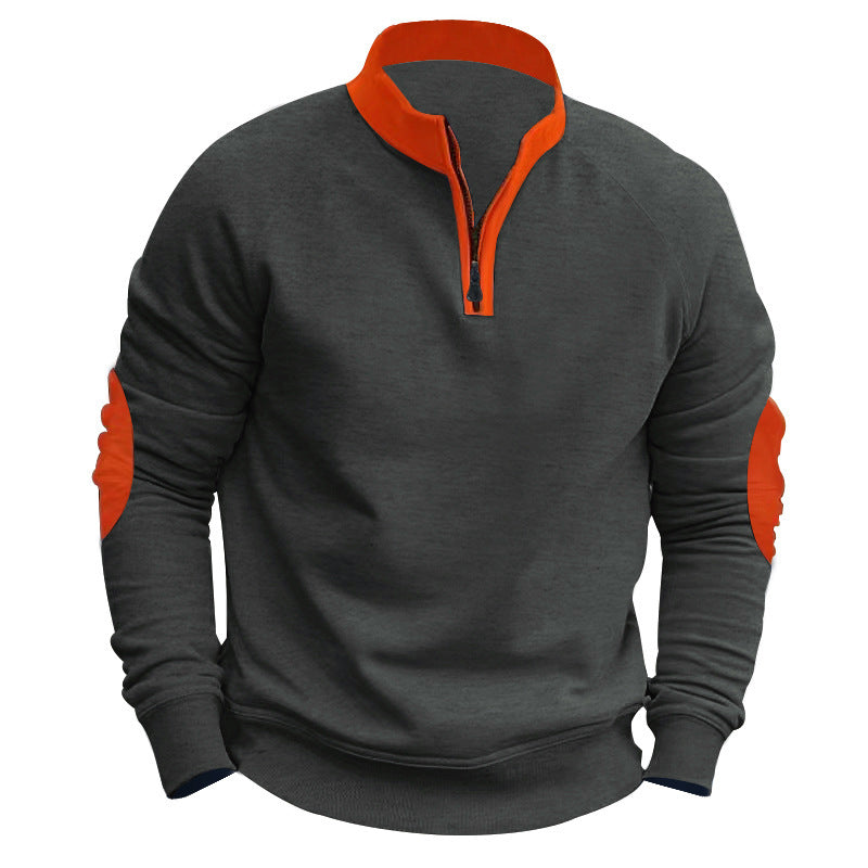Herren Sportpullover mit Stehkragen Echoarchiv