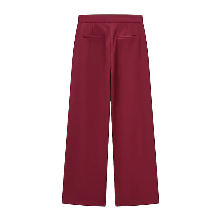 Damen nan taillierter Blazer mit Federrand an den Ärmeln und Pattentaschen Echo Archiv