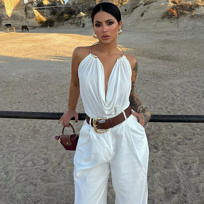 Damen Wickeltop mit raffiniertem Ausschnitt und eleganter Drapierung Echo Archiv