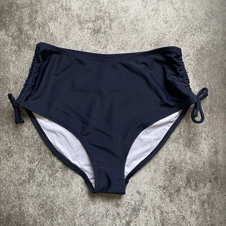 Damen Hochgeschnittene Bikinihose mit Raffung Echo Archiv