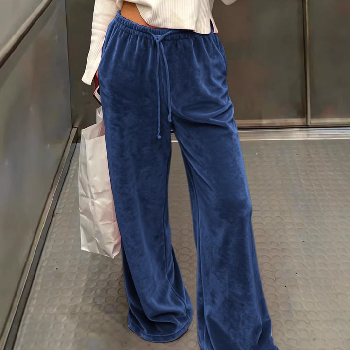 Damen Gemütliche und elegante Samthose Echo Archiv