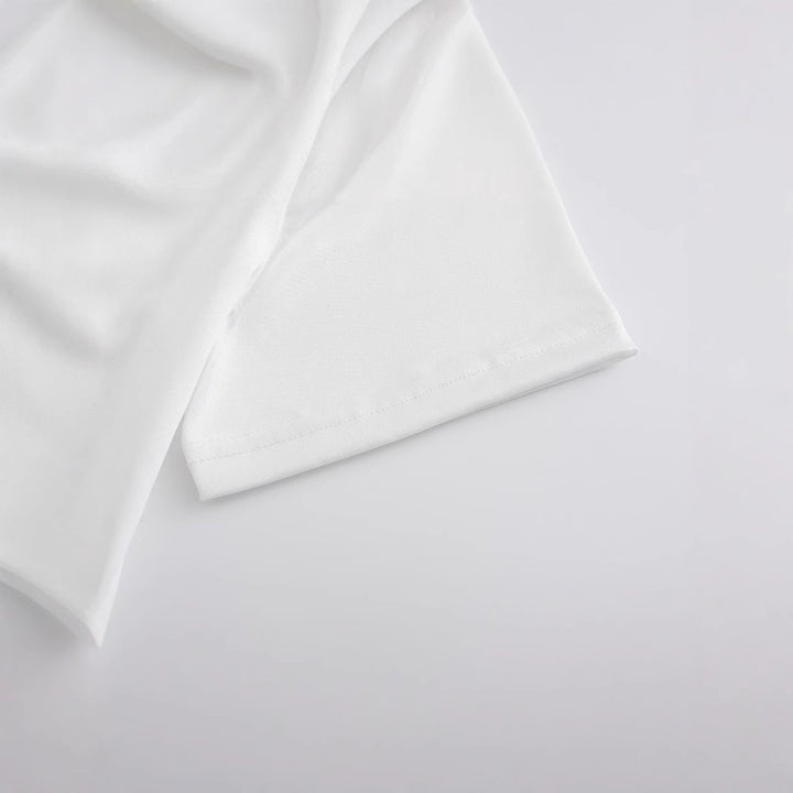 Damen Crop-T-Shirt mit kreativem Freizeitdesign Echo Archiv