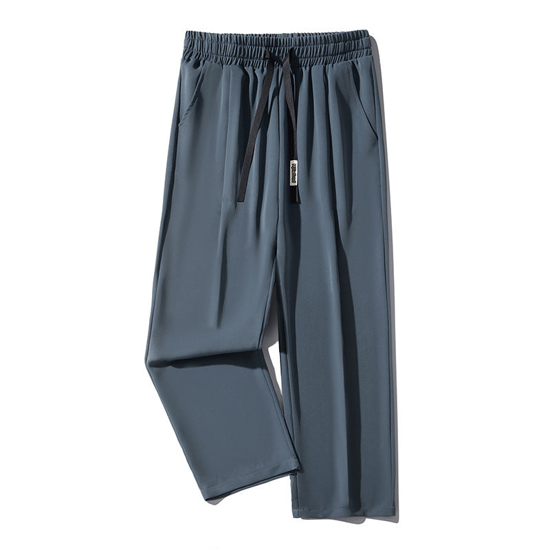 Herren luftige Freizeithose mit verstellbarem Bund und seitlichen Taschen Echoarchiv