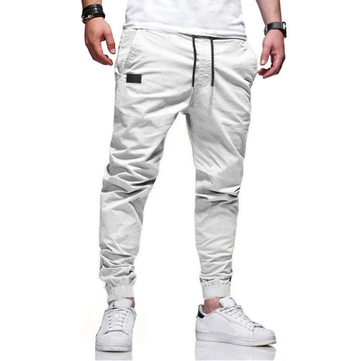 Herren nan funktionale Cargo-Joggerhose mit schmal zulaufendem Bein, elastischem Bund und eingelassenen Reißverschlusstaschen Echo Archiv