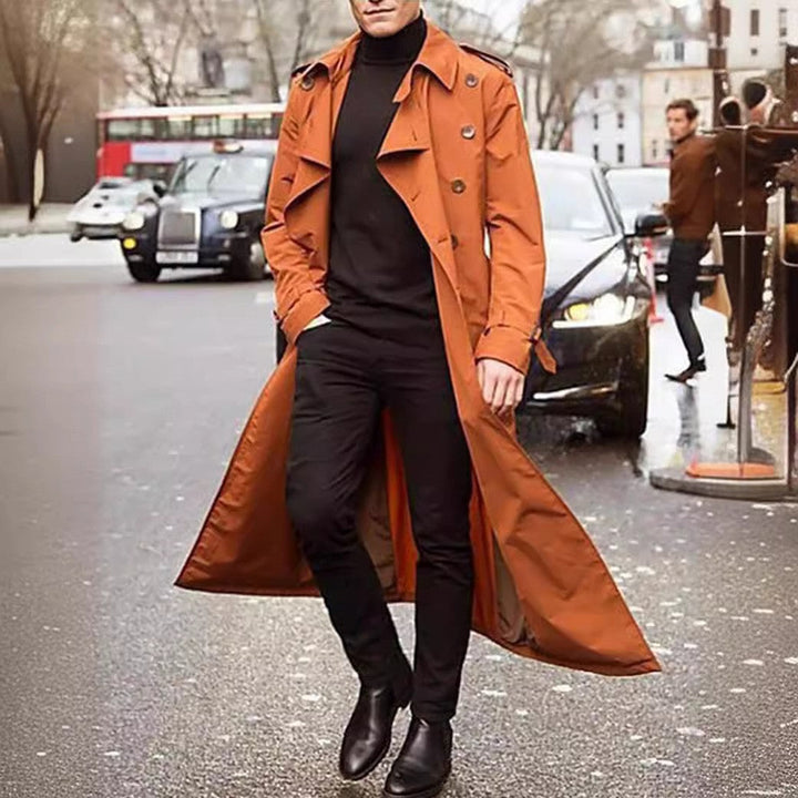 Herren Langer Trenchcoat Echoarchiv