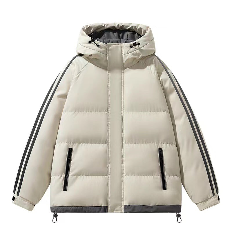 Damen Stylische Winterjacke mit Kapuze und Steppdesign Echo Archiv