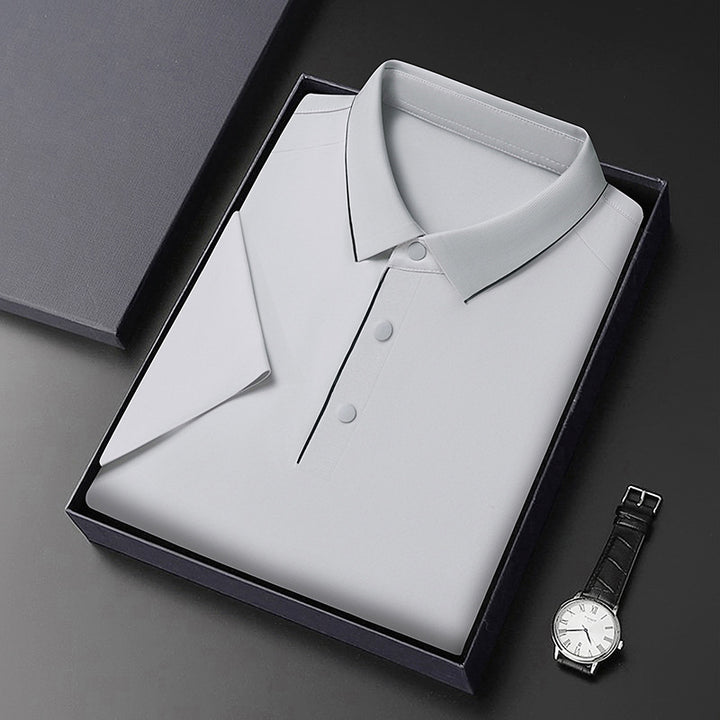 Herren stilvolles Poloshirt mit innovativer feuchtigkeitsableitender Technologie Echoarchiv