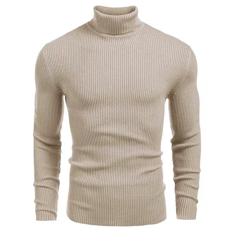 Herren Rollkragenpullover aus feinem Rippstrick Echoarchiv