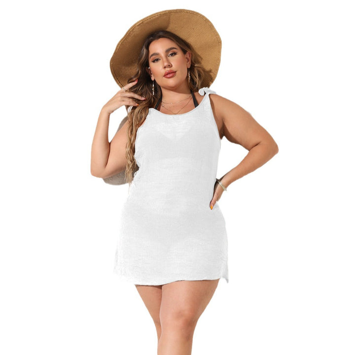 Damen luftiger Strandkleid mit besonderen Trägerdetails Echo Archiv