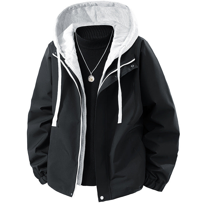 Herren technische Kapuzen-Softshelljacke mit verstellbarer Kapuze und Utility-Taschen Echo Archiv