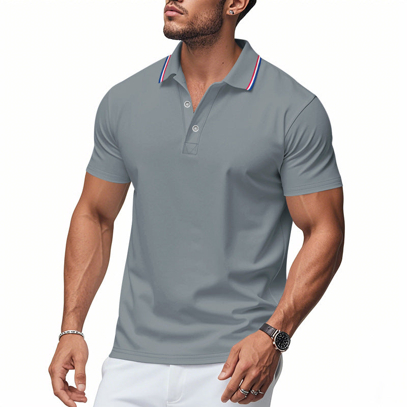 Herren Poloshirt mit modernem Kragen und feuchtigkeitsregulierender Technologie Echoarchiv