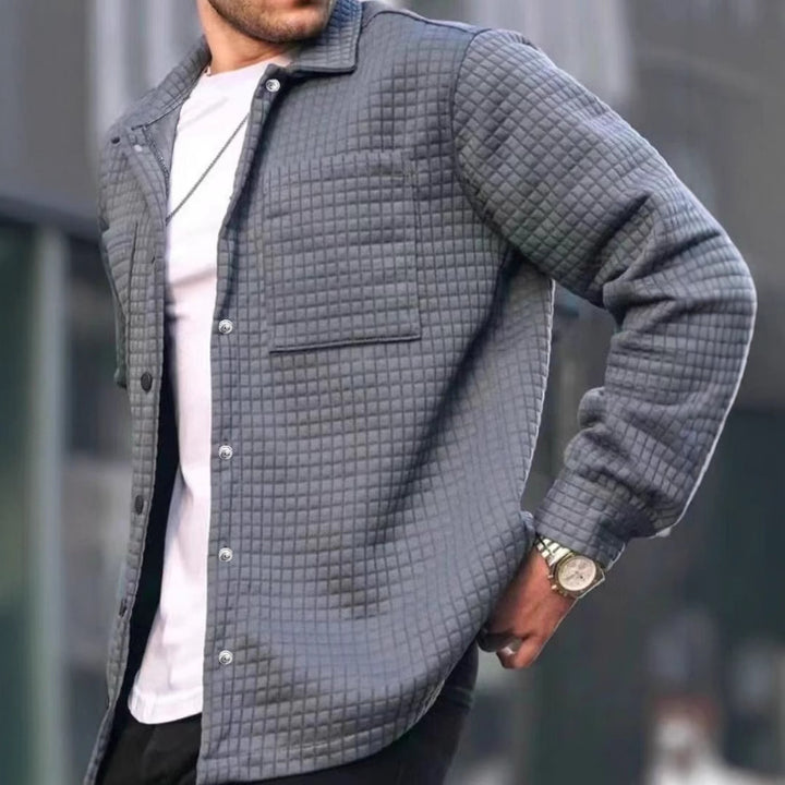 Herren gesteppte Freizeitjacke mit praktischen Brusttaschen und modernem Schnitt Echoarchiv
