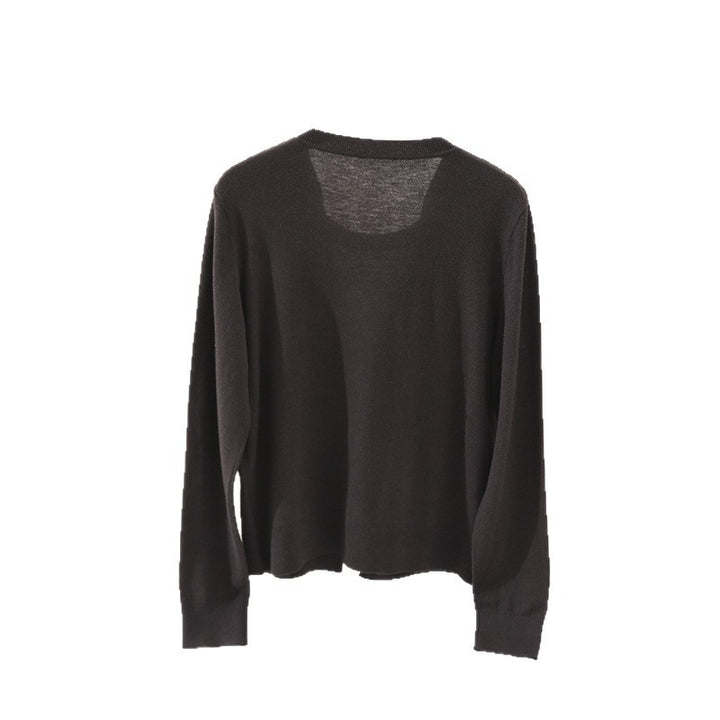 Damen Zweilagiger Strickcardigan mit innenliegendem Top und feiner Rippenkante Echo Archiv