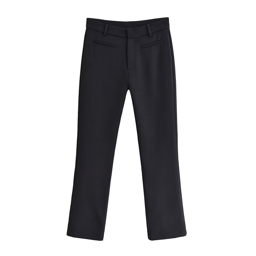Damen Taillierter Cropped-Blazer mit Prinzessnähten und 5-Knopfreihe Echo Archiv