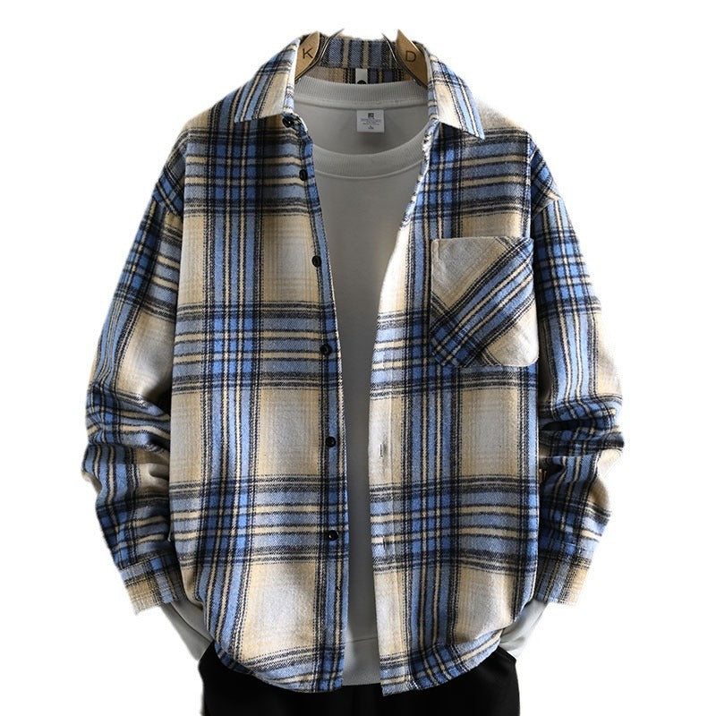 Herren Karierter Shirtjacke Echoarchiv