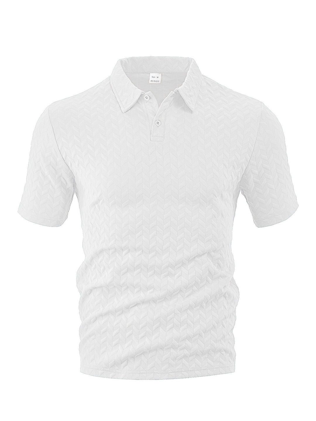 Herren Polohemd mit strukturiertem Design Echoarchiv
