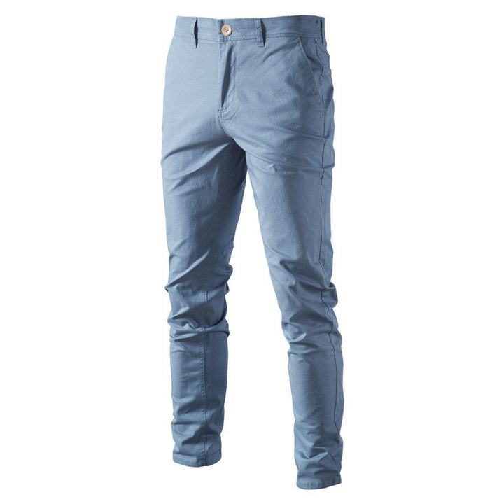 Herren Chinohose mit schmaler Passform und elastischem Bund Echoarchiv