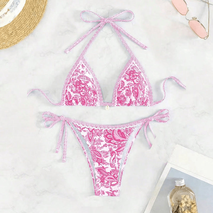 Damen Triangel-Bikini mit raffinierten Schnürdetails Echo Archiv