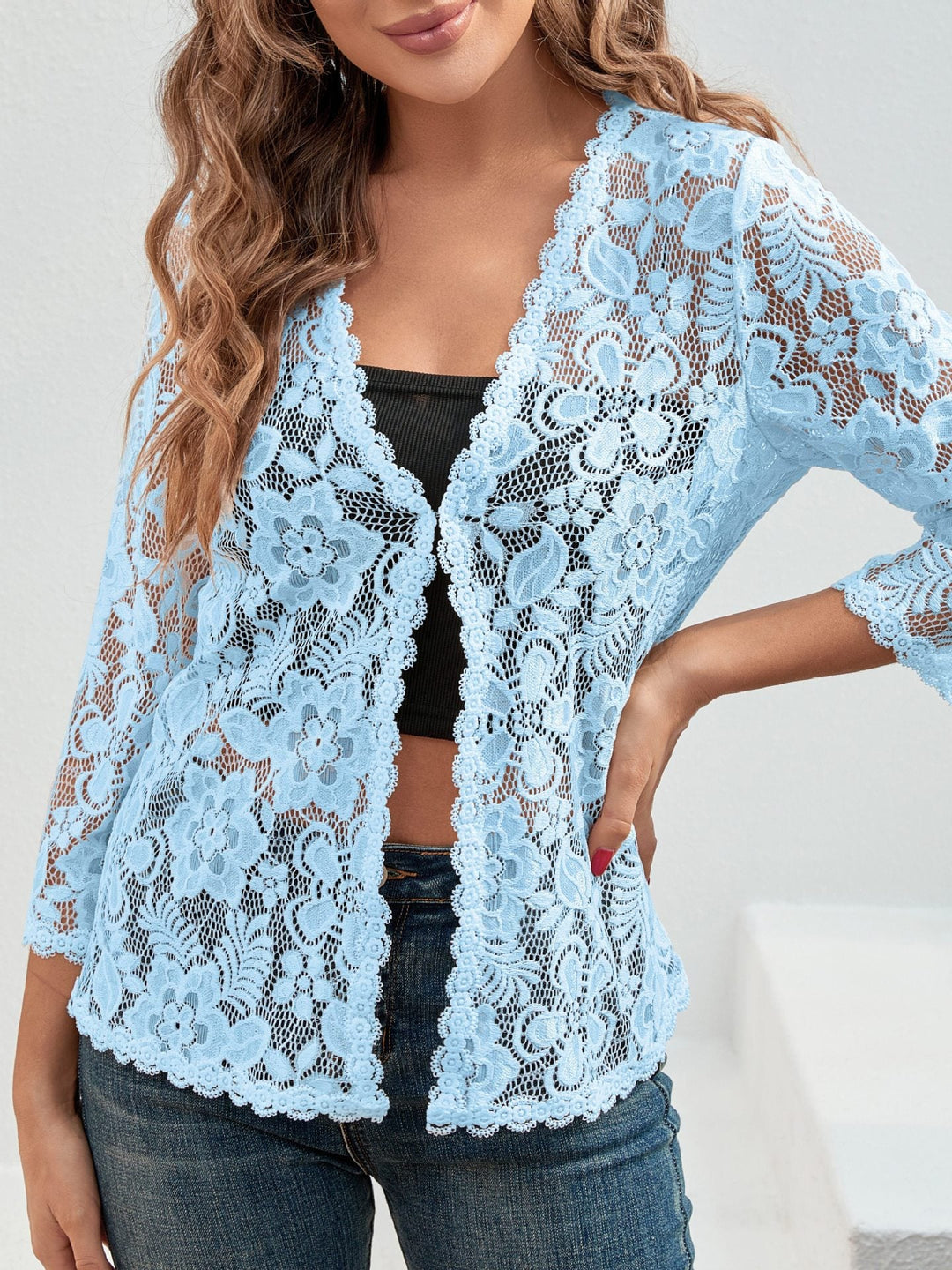 Echoarchiv | Eleganter Blazer mit Spitze