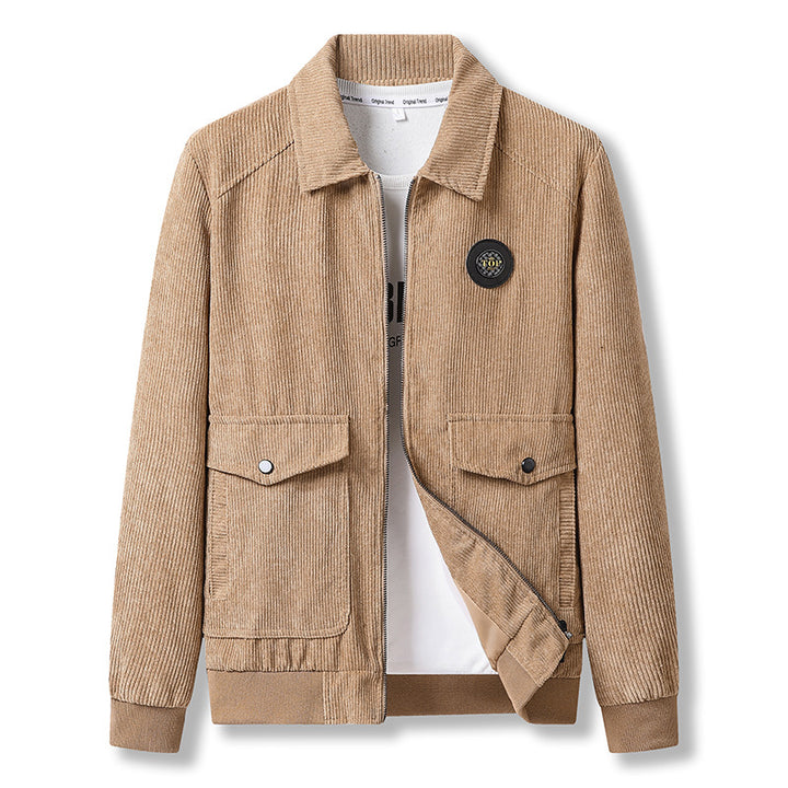 Herren Cordjacke mit praktischem Reißverschluss Echo Archive