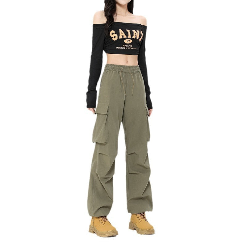Damen Modische Cargo-Hose Echo Archiv
