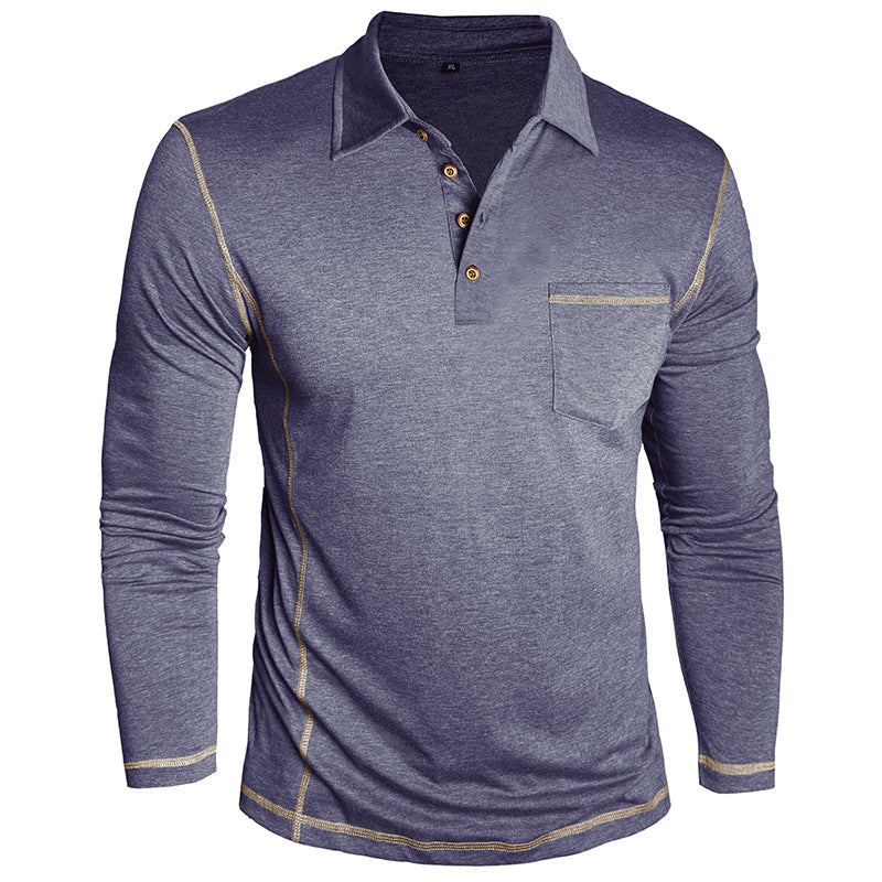Herren Langarm-Polohemd Echoarchiv
