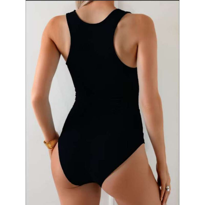 Damen Sportlicher Badeanzug mit Hoch elastischem Material Echo Archiv