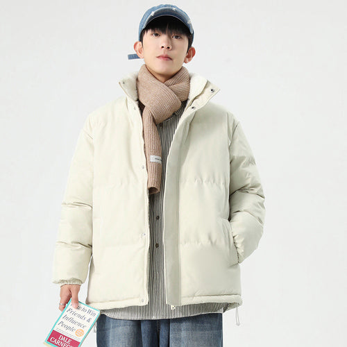Herren modische Daunenjacke mit Kapuze und Innenfutter Echoarchiv