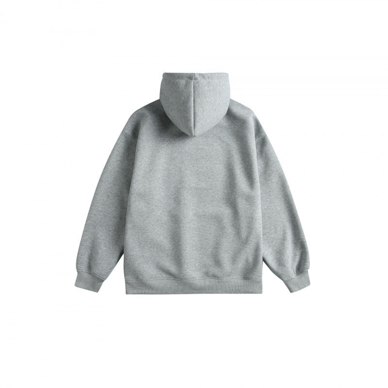 Unisex Oversize-Kapuzenpullover mit College-Print und Kängurutasche Echo Archiv