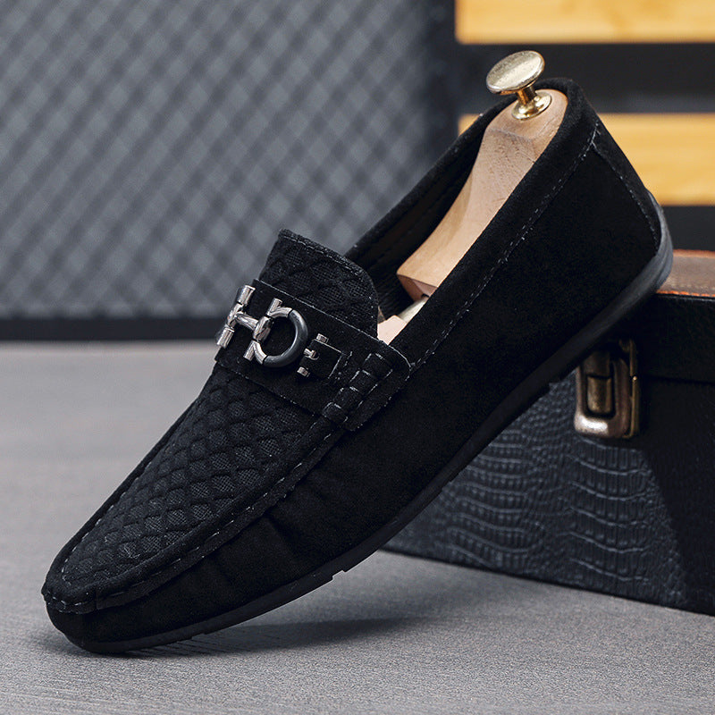 Herren Elegante Velours Mokassins Echo Archiv